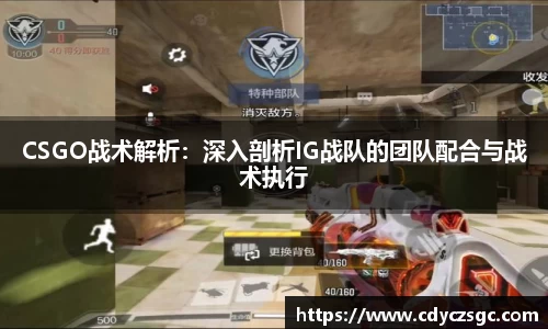 CSGO战术解析：深入剖析IG战队的团队配合与战术执行