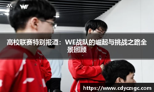 高校联赛特别报道：WE战队的崛起与挑战之路全景回顾